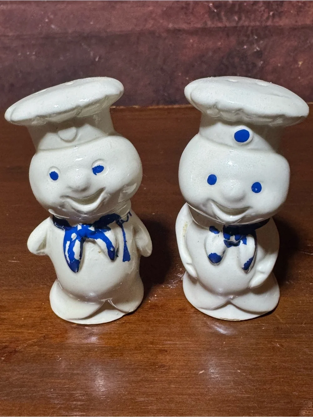 VINTAGE 1988 PILLSBURY DOUGHBOY SALT & PEPPER SHAKERS